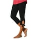 thumbnail image 1 of Leggings cortos de cintura alta con aberturas para mujer - Tejido elástico, pantalones informales para hacer ejercicio y para la playa, 1 of 6