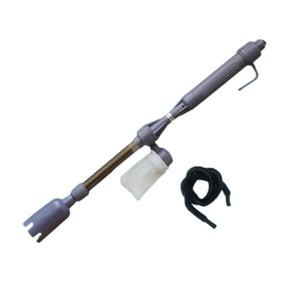Szbaoan 4 In 1 Aquarium Gravel Cleaner Electric Automatic Siphon Vacuum For Water Change Sand Wash Filter Fish Waste Removal Battery Powered Adjustable Telescopic Rod