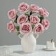 thumbnail image 2 of Rosa artificial de 10 cabezas, flor de seda falsa, centro de mesa para boda, fiesta, jarrón DIY, decoración de flores artificiales, 2 of 8
