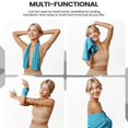 thumbnail image 2 of 4 Pack Cooling Towels, Breathable Gym Towels Cooling Towels for Neck and Face for Gym Yoga, Camping, 2 of 5