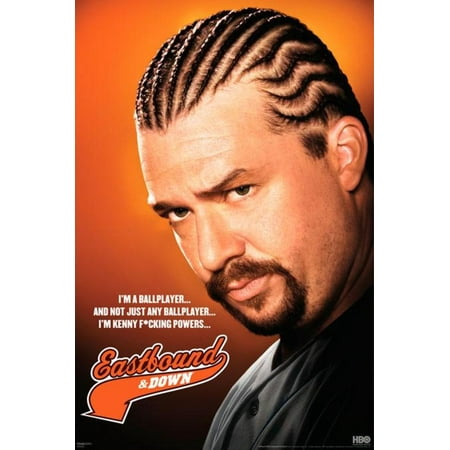 Eastbound & Down Kenny Powers Baseball Comedy HBO TV Series Poster - 24x36 (Kenny Powers Not Trying To Be The Best At Exercising)
