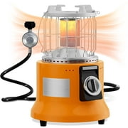 AKUSAKO Propane Camping Heater 2 in 1 Portable Propane Heater & Stove for Ice Fishing Backpacking Hiking Hunting Survival Emergency