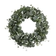 thumbnail image 2 of Artificial Wreath Large Green Leaf Wreath, Durable Front Door Eucalyptus Wreath, Fall Wreath Outdoor for Porch, Festival Wall B, 2 of 9