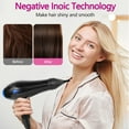 thumbnail image 3 of Morfone Hair Dryer, Professional Negative Ionic Thermo-Control Blow Dryer with Hair Diffuser & Nozzle, Black, 3 of 10