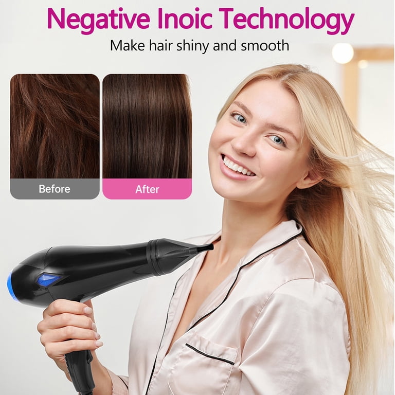 Morfone Professional Ionic Hair Dryer, 2200W Black photo 3