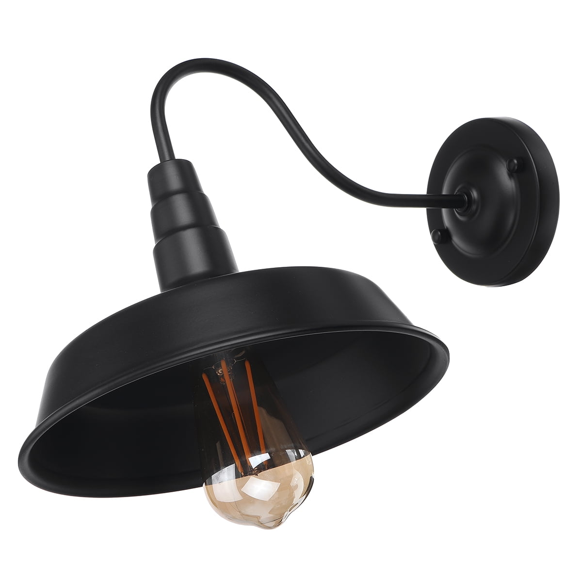 Modern Exterior Gooseneck Lamp for Small Space