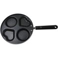 thumbnail image 3 of Pancake Pan Nonstick Pancake Griddle Pan Pancake Griddle Flip Pan with 4-Cup, Pancake Maker Nonstick Pancake Griddle, Round/Heart Pancake Mold (Heart), 3 of 7
