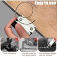 thumbnail image 4 of Queilt 4.5x6.5cm Wood Edge Bander, Woodworking Edge Banding Trimmer Blade, Portable Manual Edge Banding Cutter with 1 Replacement Blade, Hand Planer Edge Banding Tools for Wood PVC ABS, 4 of 4