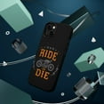 thumbnail image 3 of DistinctInk MagSafe Tough Case for Apple iPhone 13 (6.1" Screen) - Motorcycle - Shockproof Protection, 3 of 6