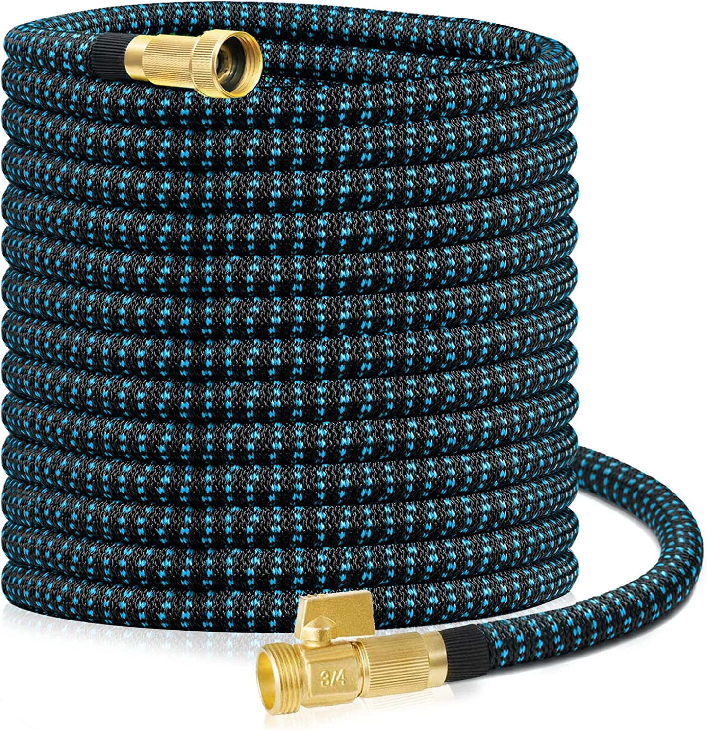 HBlife Garden Hose 75FT, Flexible Lightweight Expandable Hose Expanding
