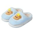 thumbnail image 3 of Karoyedx Girls Slippers Kids Slippers Girls Boys House Slippers Adjustable Warm Memory Foam House Shoes Soft Bedroom Slides Indoor Outdoor Blue Size,2, 3 of 6