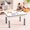 Grey, variant on DOREROOM Toddler Table, 7 Level Height Adjustable Kids PLAY Furniture for Ages 3-8, Rectangular Plastic, 23.6" W x31.5 L, Multi-Activity Desk with Graffiti Desktop for Home & Daycare