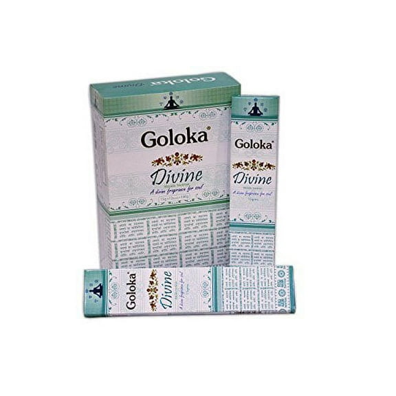 Goloka premium series collection high end incense sticks- 6 boxes of 15 gms (Total 90 gms) (Premium Divine)