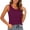 Wine, variant on Kukoosong Women's Round Neck Sleeveless Tank Tops, Basic Wide Strap Loose Fit Camisole Tops, Soft Stretchy Lightweight Casual Vest Shirts for Summer