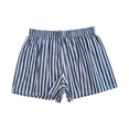 thumbnail image 2 of Blue Women's Shorts, Women'S Trendy Gingham & Checkered Shorts – Pure Cotton Breathable And Stylish Sleepwear For Teens & Adults,Women's Shorts S, 2 of 9