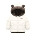 thumbnail image 3 of Kiijoy Little Boys Winter Snowsuit Hooded Jacket Padded Overalls Outfits, Sizes 5-6, 3 of 4