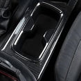 thumbnail image 4 of Para Navara NP300 2016-2019 Protector de portavasos delantero de fibra de carbono para coche, cubierta embellecedora adhesiva, 4 of 5