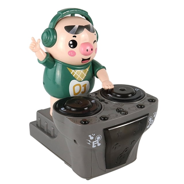 A Musical Led Dancing Pig Toy With Moving Arms, 5 Songs Mode Electronic Party Decor, Interactive Play