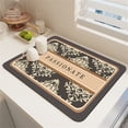 thumbnail image 2 of Best Valentine Gifts 2026 Home Decor Raidley Dish Mat Retro Quick Drying Water Draining Mat for Kitchen Bar Countertops Coffee Dish Draining Mat(Style B 11.8*15.7 Inch), 2 of 5
