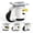 4Pcs TD80 - 2600 Lbs Total Capacity, variant on Heavy Duty Industrial Casters Set of 4 with Adjustable Leveling Pads – Leveling Casters with Ratchet Handle Design – Total Capacity 2200 lbs
