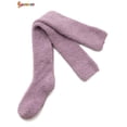 thumbnail image 2 of Spencer Women's Soft Warm Coral Fleece Knee High Stockings Over the Knee Leg Warmer Cozy Fuzzy Socks "Purple", 2 of 8