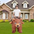 thumbnail image 3 of One Casa Inflatable Costume Adult,Blow Up Ride Bear Suit,Halloween Costumes For Men Women, 3 of 8