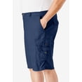thumbnail image 3 of KingSize Men's Big & Tall 10" Side Elastic Canyon Cargo Shorts, 3 of 3