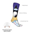 thumbnail image 4 of Lsque Bluey Print Women's Men's Novelty 20in Crew Socks Cotton Socks Knee High Socks for Walking,Running,Nurses,Pregnancy, 4 of 6