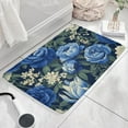 thumbnail image 3 of Pioneer Flower Floral Print Flannel Non Slip Door Rugs,Washable Door Mats Indoor,Decorative Door Mats,Dirt-Resistant and Absorbent Doormat for Entrance,Bedroom,Kitchen,Bathroom,23.5"x16", 3 of 5