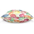 thumbnail image 3 of GZHJMY Easter Throw Pillow Covers Easter Eggs Rainbow Watercolor Sofa Decor Pillowcase Back Cushion Cover Spring Green Gift 20" × 20", 3 of 6