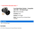 thumbnail image 2 of Front Right Wheel Cylinder - Compatible with 1950 - 1957 Buick Super 1951 1952 1953 1954 1955 1956, 2 of 2