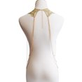thumbnail image 4 of Cadena fina de oro Shuxiu Wang Collar de cuerpo flor encaje, 4 of 5