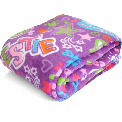 Your Zone Printed Plush Throw Collection