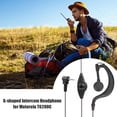 thumbnail image 3 of 2.5mm Plug G Forme Casque Écouteur Micro PTT pour Radio Motorola, 3 of 6