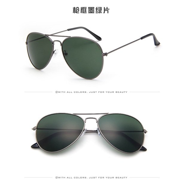 Gafas de sol clásicas de aviación para hombre y mujer, lentes de sol masculinas y femeninas con espejo de conducción, 3025 Fivean unisex