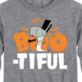thumbnail image 3 of SpongeBob SquarePants - Boo-tiful - Toddler And Youth Long Sleeve Graphic T-Shirt, 3 of 6