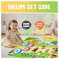 thumbnail image 5 of Toys for 1 Year Old, Musical Mat Toy for Toddlers 1-3, Piano Mat with Keyboard & Drum Musical Learning Toys for 1 2 3 Year Old, 5 of 7