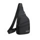 thumbnail image 2 of Bolsa de almacenamiento cruzada, bolsa de pecho de gran capacidad, impermeable y ligera, ideal para deportes al aire libre, viajes, diseño multicompartimento, para mujeres y hombres, viajes, 2 of 7