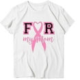 thumbnail image 5 of Lilgiuy Women Breast Cancer Awareness T Shirt Cancer Fighter Tees Trendy Loose Round Neck Short Sleeve Basic Tops Gifts for Your Family or Friends, 5 of 5