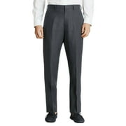 New Brooks Brothers Mens Med Gray Regent Linen Flat Front Pants 40R Regular 8620-3
