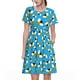 thumbnail image 1 of Disketp Flying Bees para Vestido de Manga Corta para Mujeres, Vestidos de Verano para Mujeres, Casual y Holgado para la Playa, 1 of 6