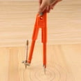 thumbnail image 4 of Compass, Portable and Lightweight Compass Geometry Tool Protractor with Adjustable Radius for Compass Drawing Tool, 4 of 7
