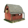 thumbnail image 3 of TG,LLC Treasure Gurus Miniature Red Barn Fairy Garden House Accessory Mini Dollhouse Decor Outdoor Gnome Home Ornament C25, 3 of 6