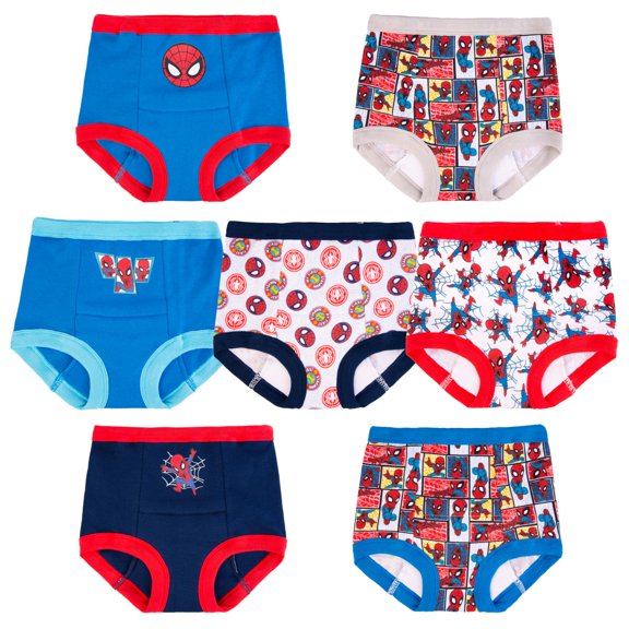 [ Marvel Calzoncillos de Entrenamiento para Ir al Baño 3T Paquete de 7 con Pegatinas ]