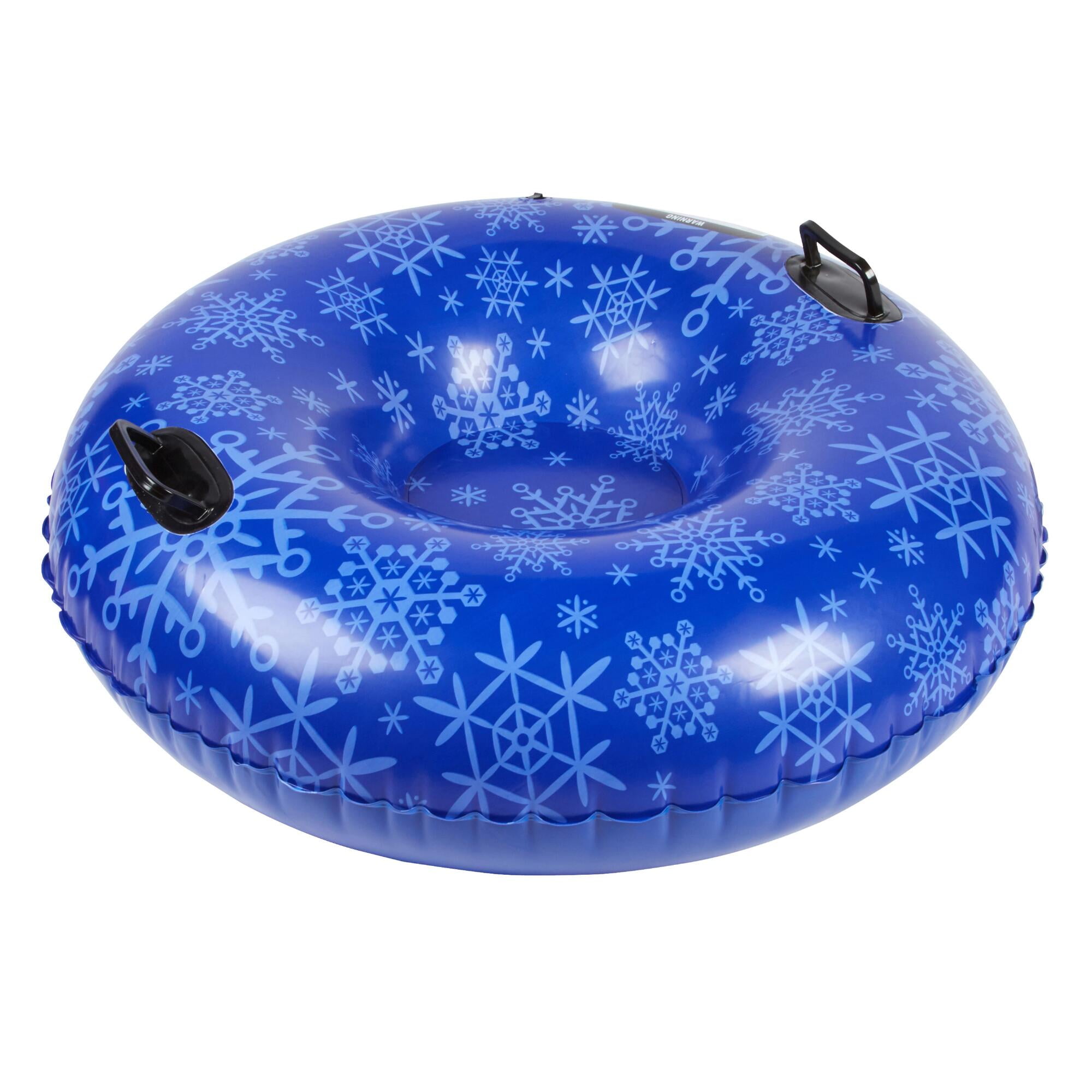 Blizzard King 42-Inch Inflatable Snow Tube Sled, Blue Snowflake by Blizzard King