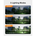 thumbnail image 6 of Yinghao 6 pack Solar Spot Lights Outdoor Landscape Waterproof 24 LEDs Flood Lamp Dusk to Dawn Uplighting for Tree, Plant, Statue, Yard, Garden, House, 6 of 9