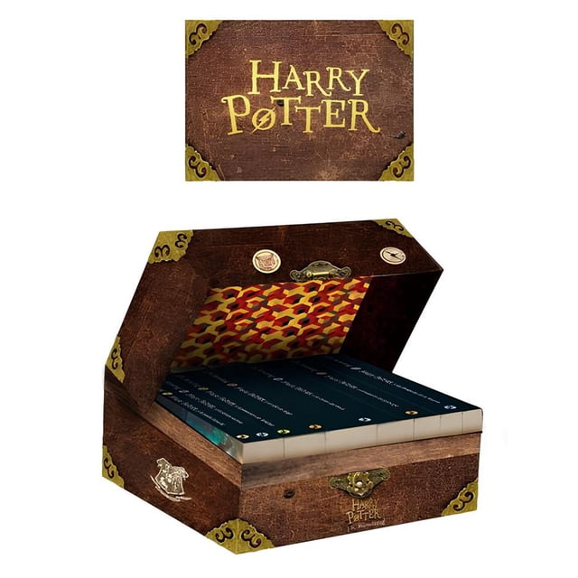 Paquete Salamandra Infantil y Juvenil Harry Potter Cofre de Libros Saga Completa