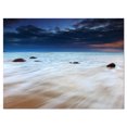 thumbnail image 2 of White Waves Over Moeraki Boulders - Seashore Photo Canvas Print, 2 of 3