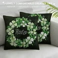 thumbnail image 3 of Nawypu St. Patrick’s Day Pillow Covers Green Clovers Shamrocks Leaves Wreath Pillow Cover Spring Farmhouse Holiday Decorations Throw Lumbar Cushion Case, 3 of 5