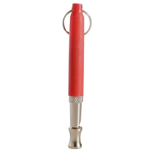 Methold Silbato de entrenamiento para mascotas, entrenador de sonido, silbato de obediencia, herramienta de enseñanza de sonido ajustable para Suministros para perros Rojo